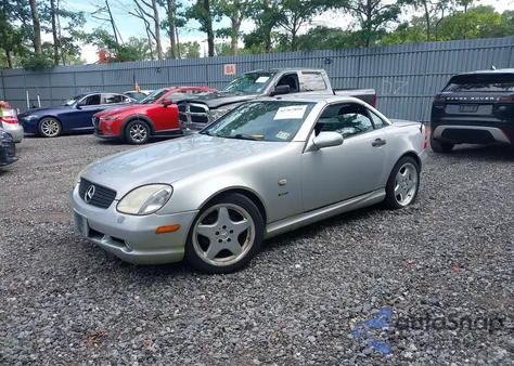 2000 Mercedes-Benz Slk 230 Kompressor from USA, damaged, VIN WDBKK47F7YF167712